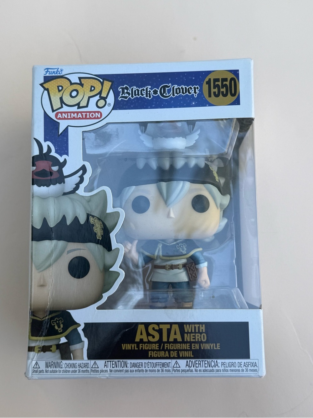 Funko Pop! Black Clover Asta with Nero #1550 Animation Vinyl Figure